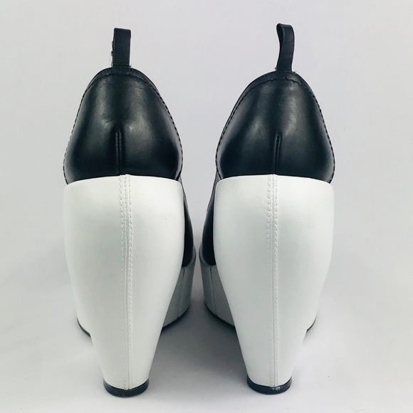 Givenchy Women's Open Toe Platform Pump Wedges - Picture 6 of 8